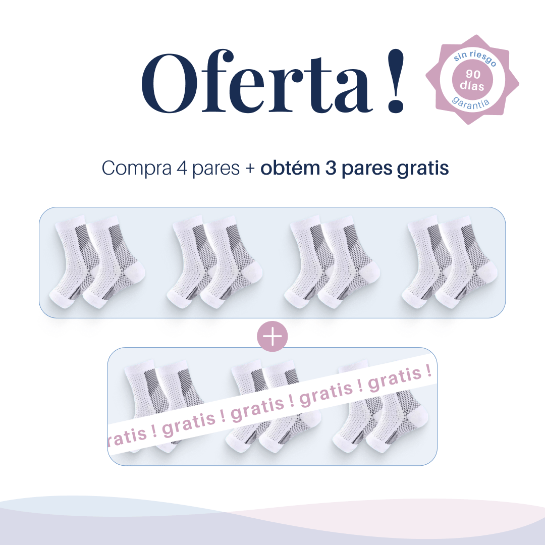 Medias De Compresión - Obtén Alivio Instantáneo De Pies Hinchados Y Adoloridos - SereniVida US