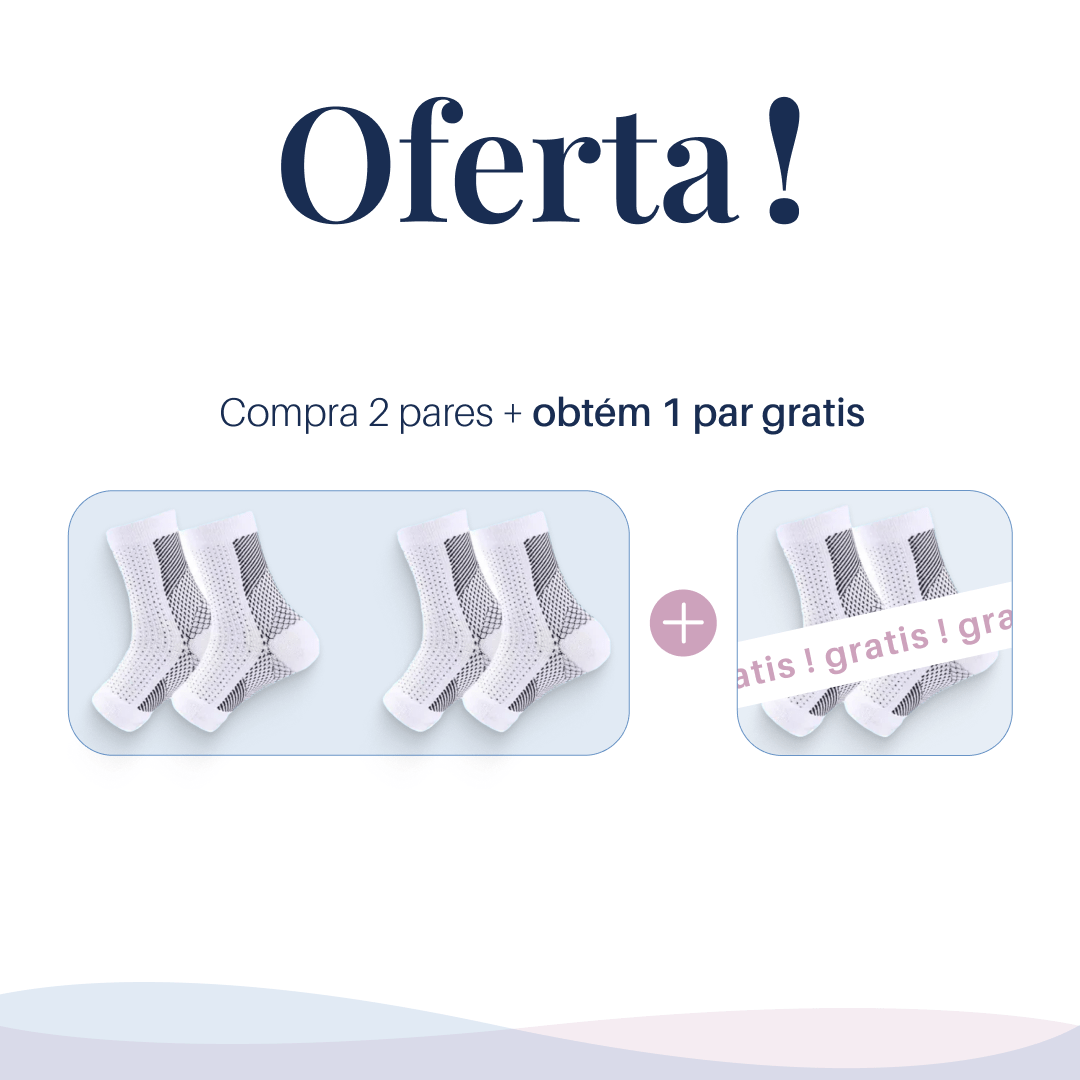 Medias De Compresión - Obtén Alivio Instantáneo De Pies Hinchados Y Adoloridos - SereniVida US