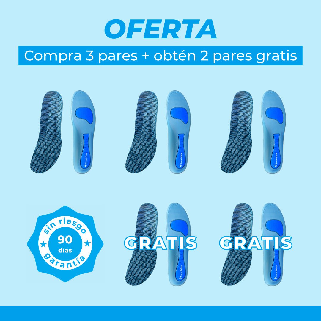 Plantillas ComfyFeet™️ - Disfruta de días sin dolor, sin tratamientos caros ni visitas al médico... - SereniVida US